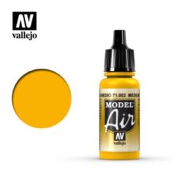 VALLEJO Model Air (002) Medium Yellow (17ml.) [VAL71002]