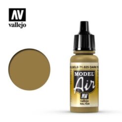 VALLEJO Model Air (025) Dark Yellow (17ml.) (RAL7028) [VAL71025]