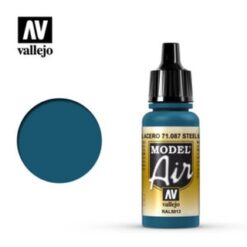 VALLEJO Model Air (087) Steel Blue (17ml.) (RAL5013) [VAL71087]