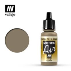 VALLEJO Model Air (118) Camouflage Gray (17ml.) (RAL7027) [VAL71118]