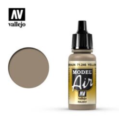 VALLEJO Model Air (246) Yellow Brown (17ml.) (RAL8031) [VAL71246]