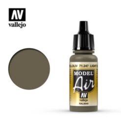 VALLEJO Model Air (247) Light Olive (17ml.) (RAL6040) [VAL71247]