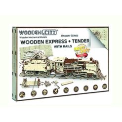 Wooden City - Locomatief met tender [WR323]