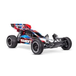 Traxxas BANDIT 1/10 2wd Brushed HD with battery & USB-C char [TRX24254-8RED]