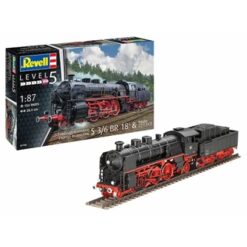 REVELL 1:87 Express locomotive S3/6 BR18(5) with Tender 2‘2’T [REV02168]