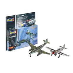 REVELL Model set 1:72 ME262 & P51B combat set [REV63711]