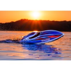 Traxxas Disruptor 4S 40+ MPH High-Performance Boat Blue [TRX106064-4BLUE]