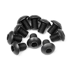 HPI Button Head Screw M3X4Mm (Hex Socket/10Pcs) [HPI100558]