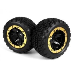 BLACKZON Slyder St Wheels/Tires Assembled (Black/Gold) [AV540095]