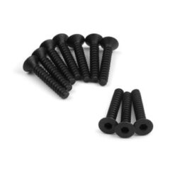 HPI Tp. Flat Head Screw M3x18mm (HEX Socket/10pcs) [HPI160593]