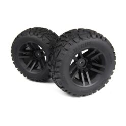 MAVERICK Mounted Mixblok Tire On Xt Wheel (Black/2pcs) [MAV150683]