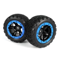 BLACKZON Slyder St Wheels/Tires Assembled (Black/Blue) [AV540109]