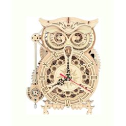 ROKR Robotime Uil klok (Houtbouw) [ROKR-LK503]