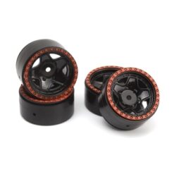 HPI Racing CL-5 Beadlock Wheel 1.2in (Red/4pcs) [HPI160867]