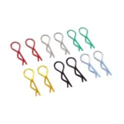 SCEN Body clips 28mm (zilver) [S20656]